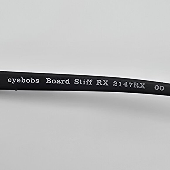 Eyebobs Board Stiff RX 2147RX 00 Matte Black Eyeglasses Frame w/ Case 44-22-134 - Picture 9 of 16